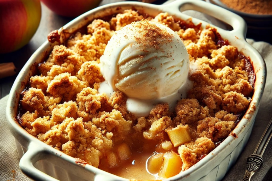 Apfel Crumble