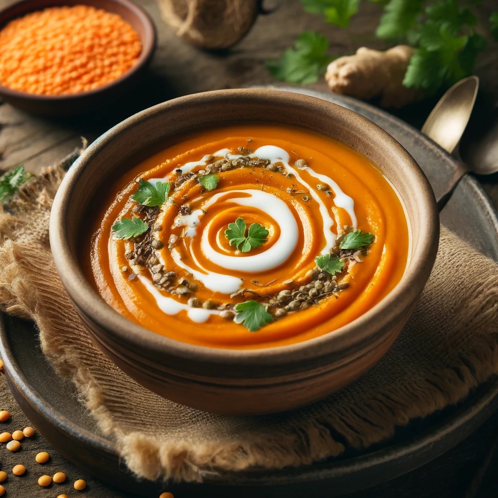 Karotten Linsensuppe