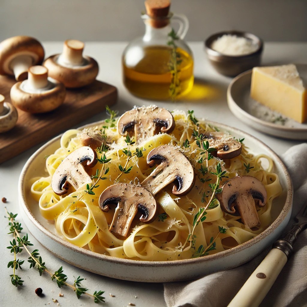 Kräuterseitlinge Pasta