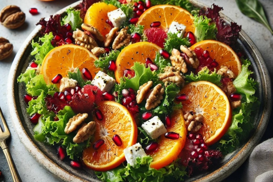Lollo Rossa Salat