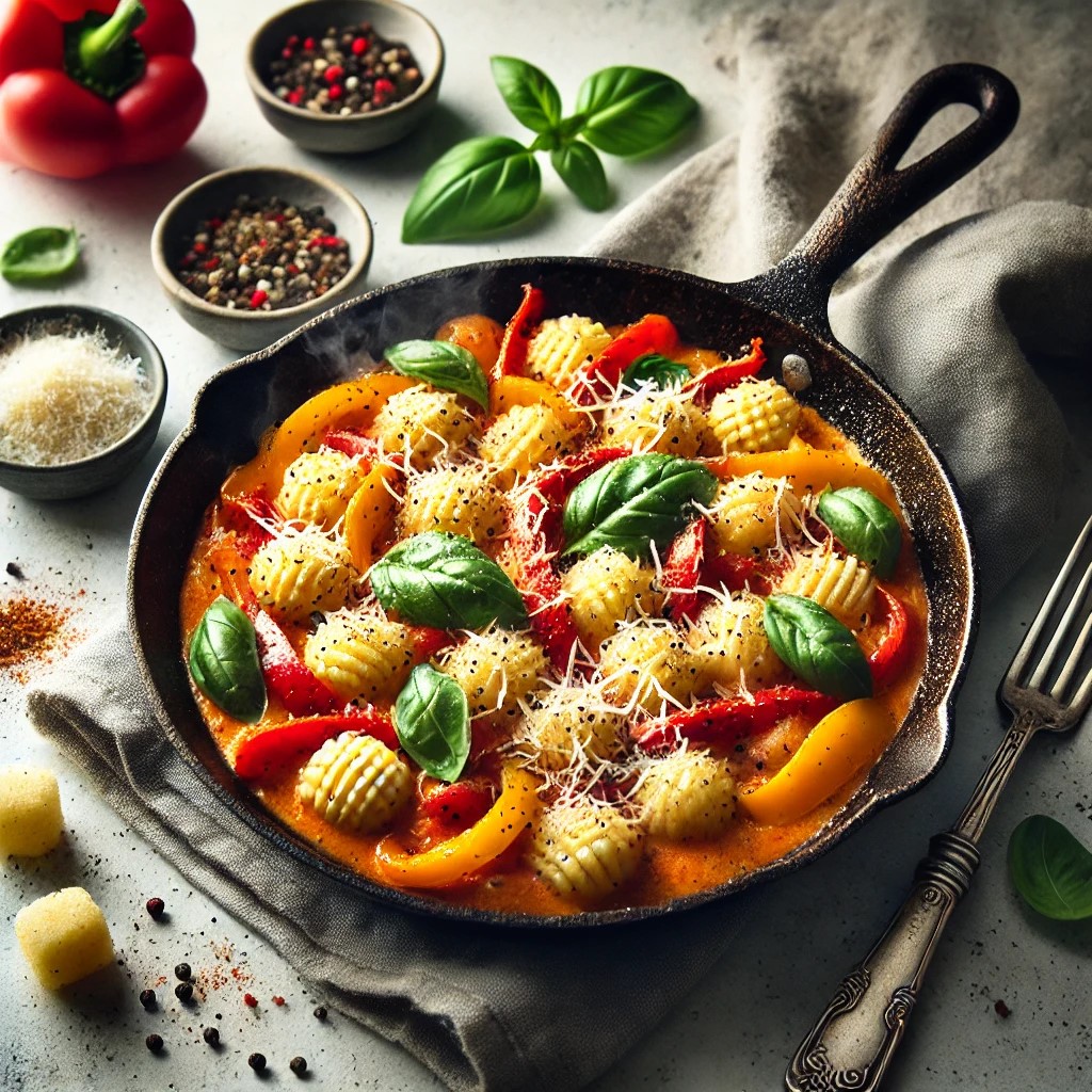 Paprika Gnocchi Pfanne