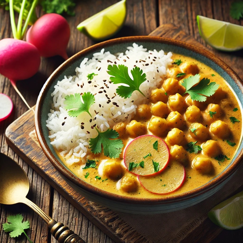 Rettich Kokos Curry