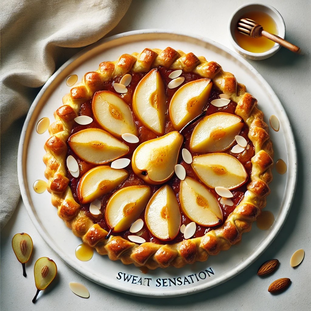 Sweet Sensation Birnen Tarte mit Blätterteig